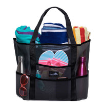 Load image into Gallery viewer, Mesh Beach Bag