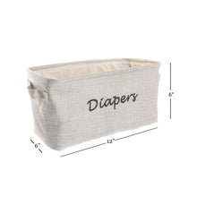 Load image into Gallery viewer, Baby Diaper Storage Bin
